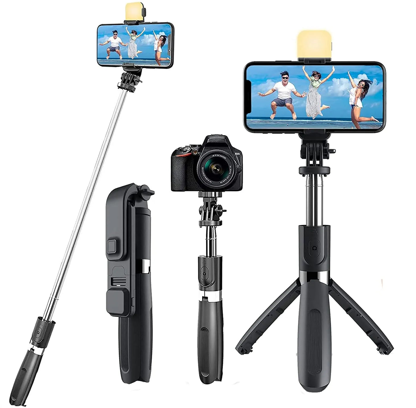 4in1 Wireless Selfie Stick Tripod