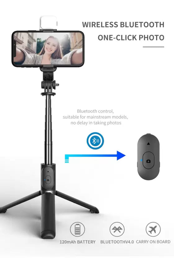 4in1 Wireless Selfie Stick Tripod
